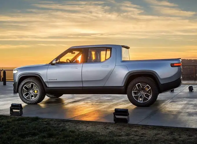 Rivian is a beautiful Truck.