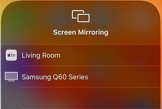 Screen Mirroring from iPhone to Samsung Smart TV