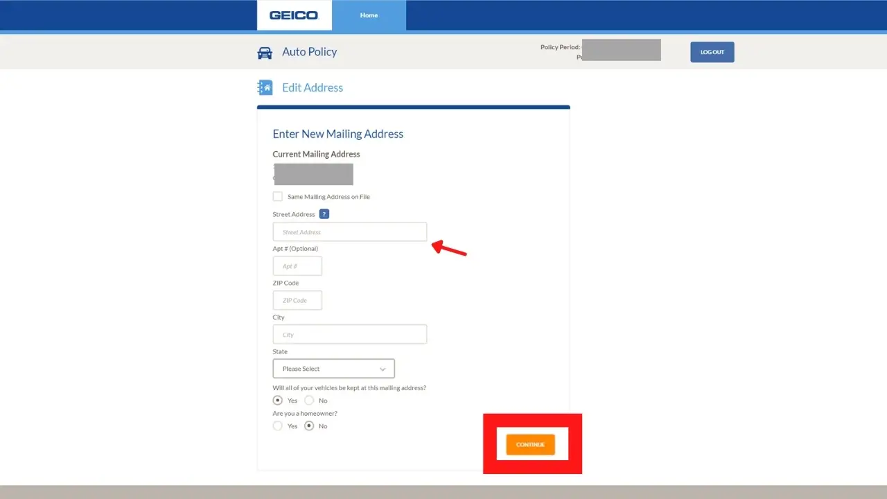 geico change address